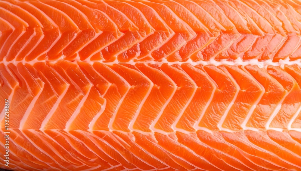 Fototapeta premium Close-up of sliced salmon fillet