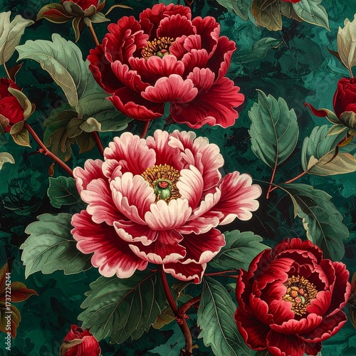 Ultimate Chinoiserie Floral Seamless Pattern Collection – Elegant Backgrounds for Design, Packaging, Textiles & Home Decor.