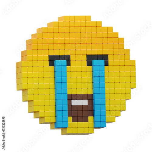 Crying Emoji 3D Icon