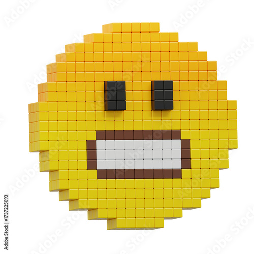 Grinn Emoji 3D Icon