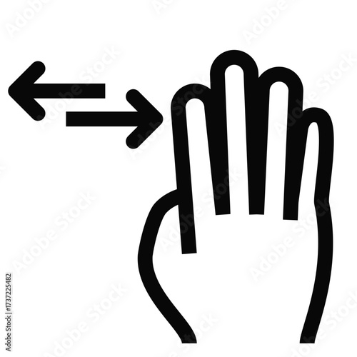 Swipe Gesture Icon