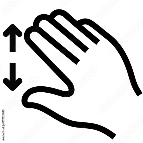 Swipe Up And Down Gesture