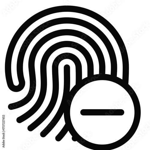 Fingerprint Removal Icon