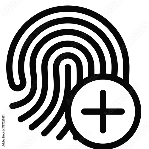 Fingerprint Add Icon