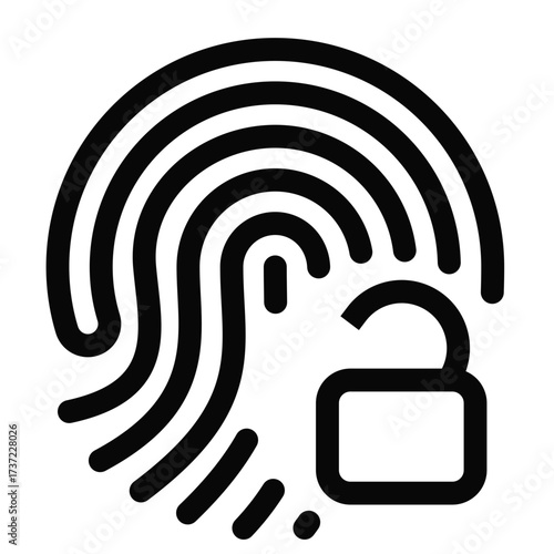 Fingerprint Unlock Icon
