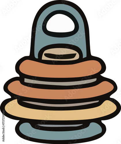 Electrical insulator for power lines.