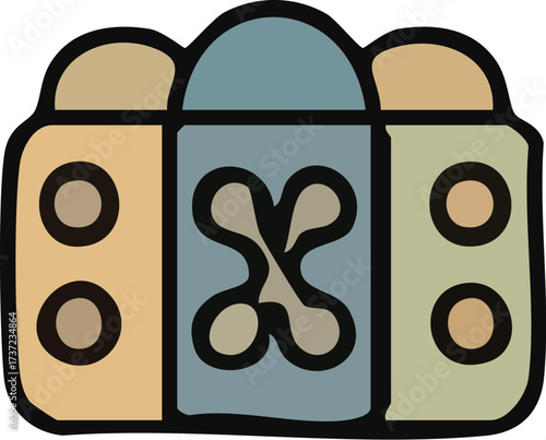 Mayan glyph representing a specific Mayan date.