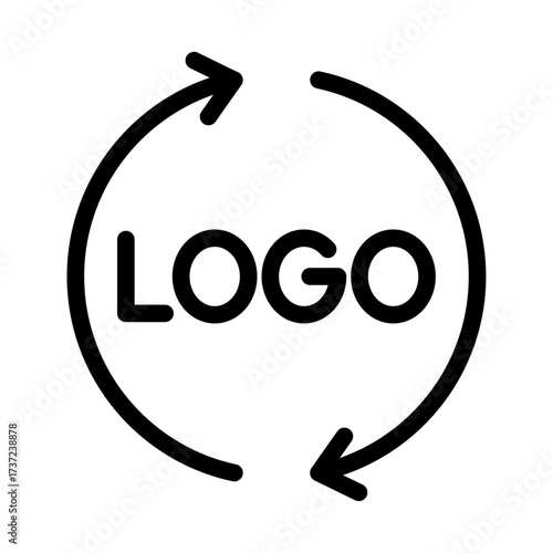 Consistent Branding Line Icon of Brand Identity Systems Icon Set