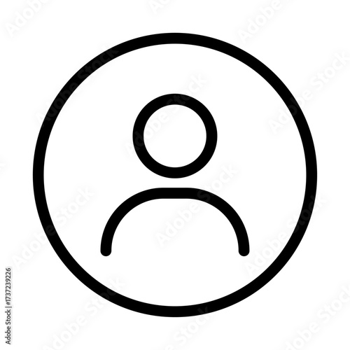 User Profile Line Icon of User Sessions Icon Set