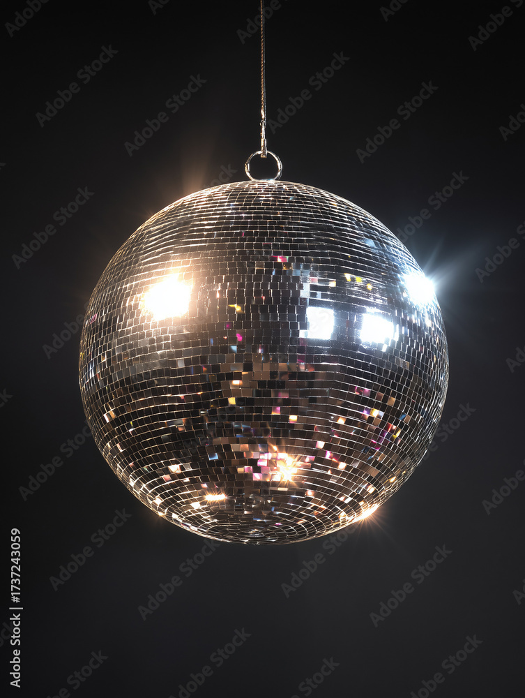 Obraz premium Dark Disco Ball Close-up