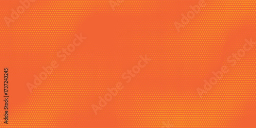 minimalist sunny halftone orange color pattern gradient texture with technology digital background. background design