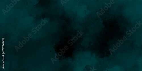 abstract cloud and vapor texture background. Black and blue smoke aquarelle smudge illustration smooth grungy smokey light pastel colors ink glow. Teal color powder explosion	