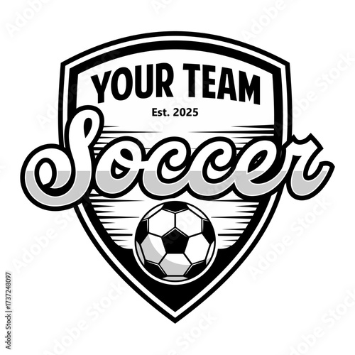 Your Soccer Team Crest Emblem
