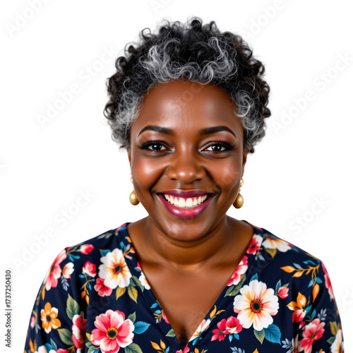Joyful woman smiling urban setting portrait photography bright background close-up positive vibes