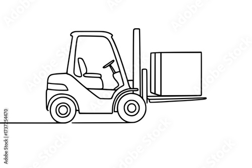 forklift truck icon