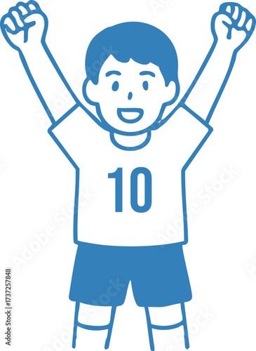 Soccer Football Character Illustration