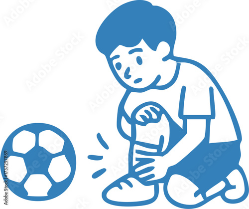 Soccer Football Character Illustration