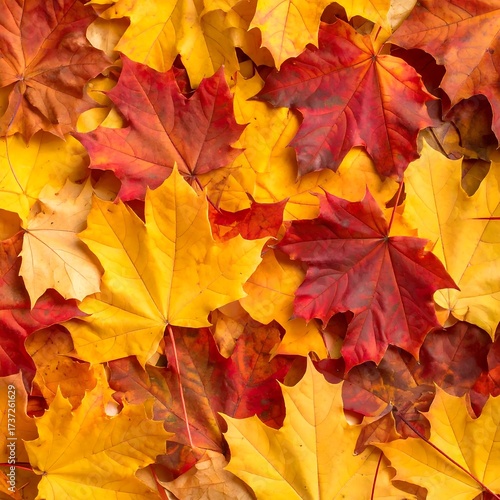 Wallpaper Mural Vibrant autumn leaves Torontodigital.ca