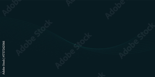 Elegant modern dark blue to light blue and green gradient background art