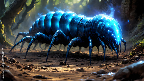 Mystical Creature in Enchanted Forest