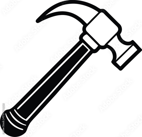 hammer isolated on white