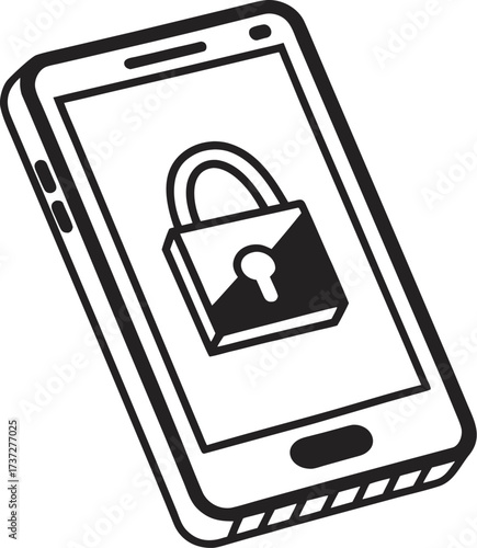 mobile phone with lock
