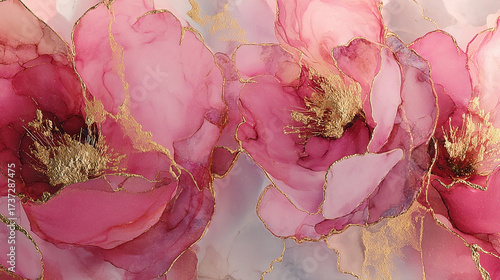 Delicate pastel roses create a watercolor floral background.