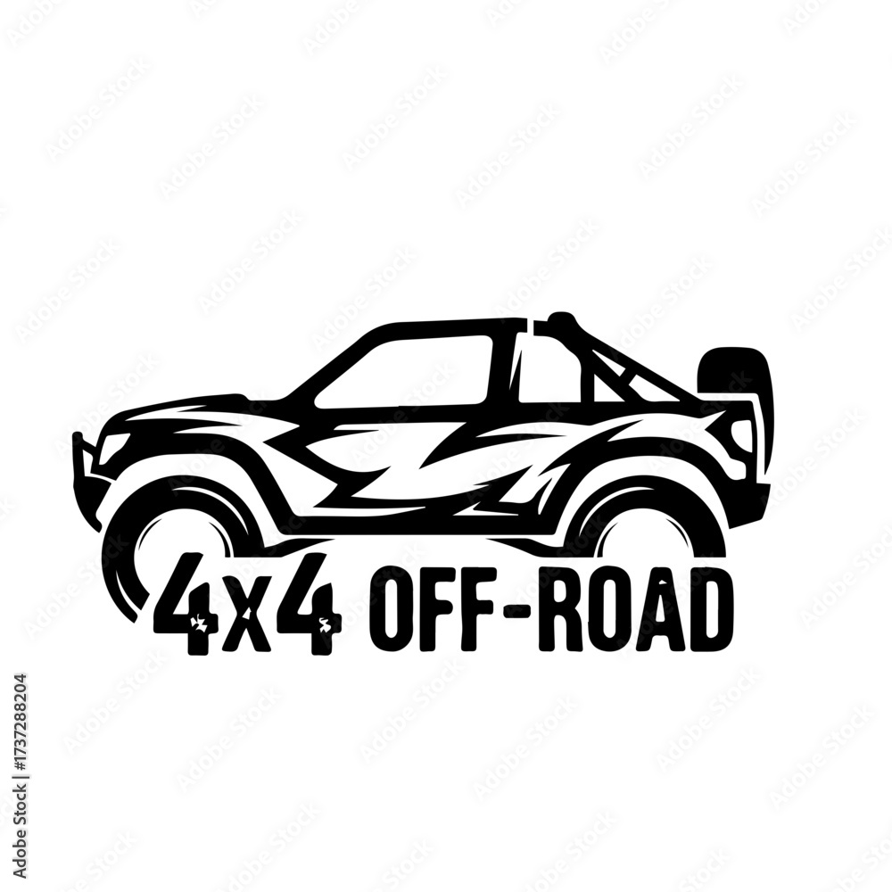 Obraz premium 4x4 Off-Road Car Illustration