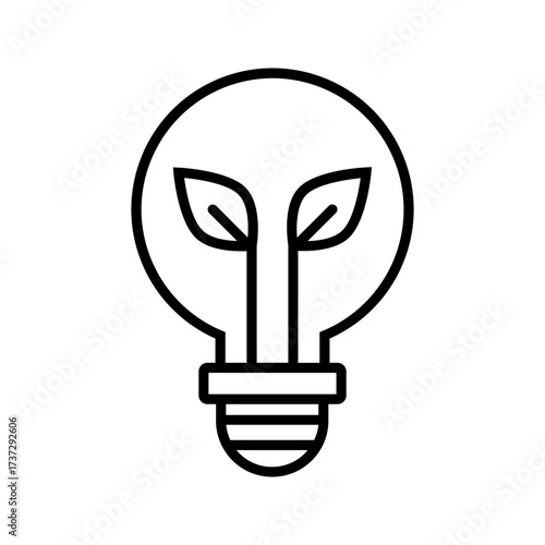 Light lamp bulb icon. Idea sign solution thinking concept symbol. Lighting Electric sign. Electricity, shine icon. Trendy Flat style for graphic design for UI UX website mobile app