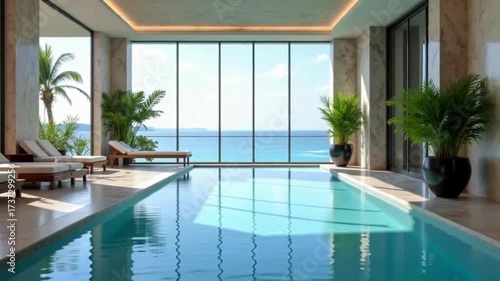 Wallpaper Mural swimming pool in hotel room Torontodigital.ca