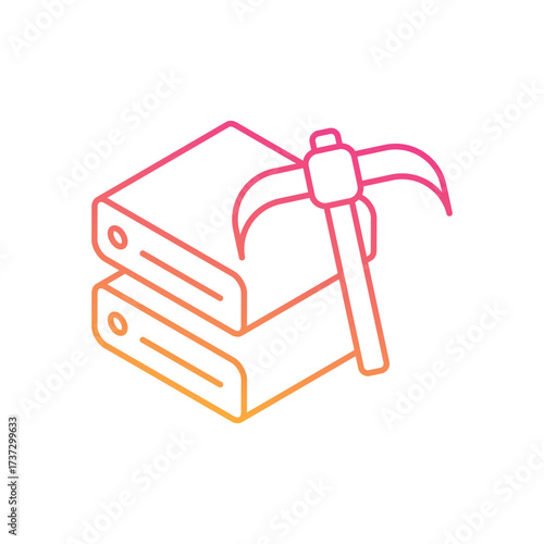 Data Mining  Gradient Outline Icon