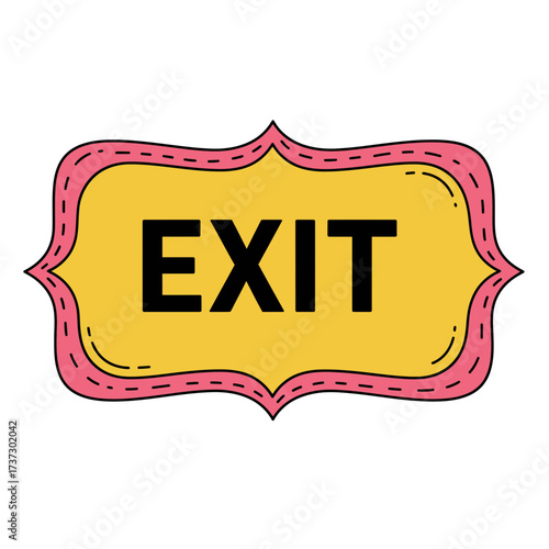 Exit Sign Icon – Emergency Way Out Symbol for Safety, Doors, and Directional Guidance