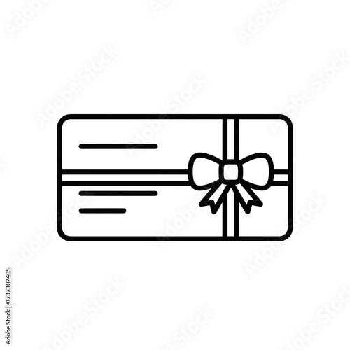 Gift Card Icon – Voucher Coupon Symbol for Shopping, Rewards, and Digital Payments