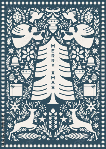 Nordic Angels Christmas Tree Design