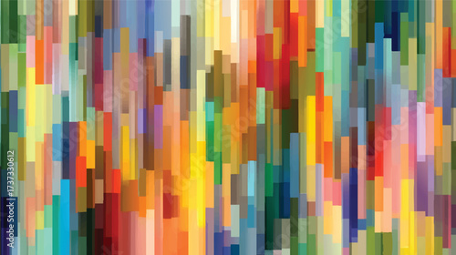 A vibrant abstract background featuring flowing waves of colors including red, orange, yellow, green, blue, and purple