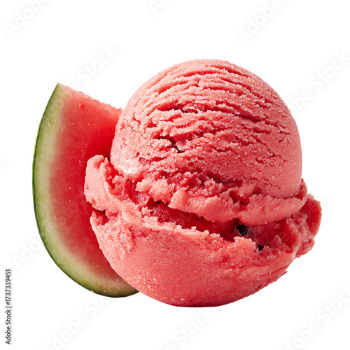 Watermelon ice cream png 