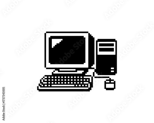 Retro pixel computer