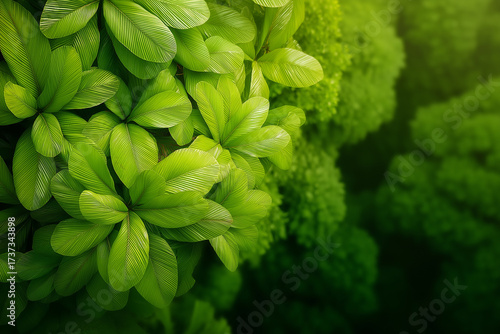 green leaves of a plant