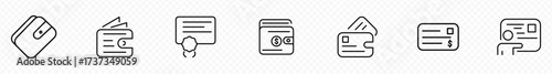 money icon set. containing cash, saving, wallet, transfer, withdraw icons. finance symbol for app, ui, website and design element. transparent png and vector illustration.
