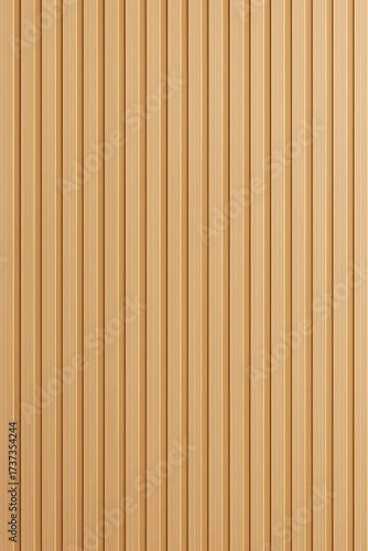 Vertical ribbed texture of light brown wood paneling with subtle shadows and highlights creating a warm natural background