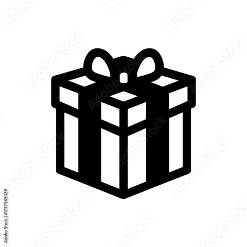 Gift Box Icon isolated on transparent background