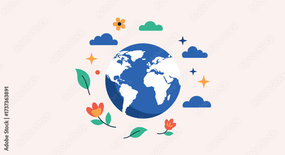 Fototapeta premium Protecting our planet is crucial for a sustainable future for all living things on Earth.