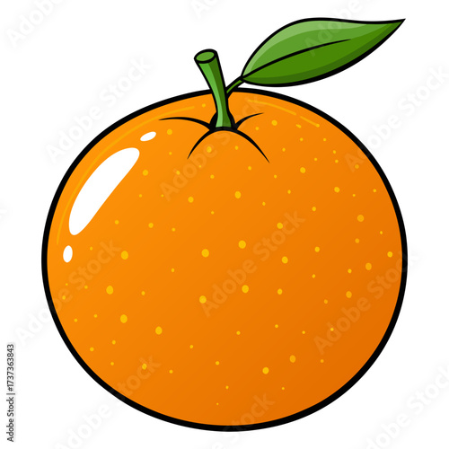 Juicy orange delight for healthy eating promotions or vibrant summer designs, perfect for adding a pop of color and freshness to any project