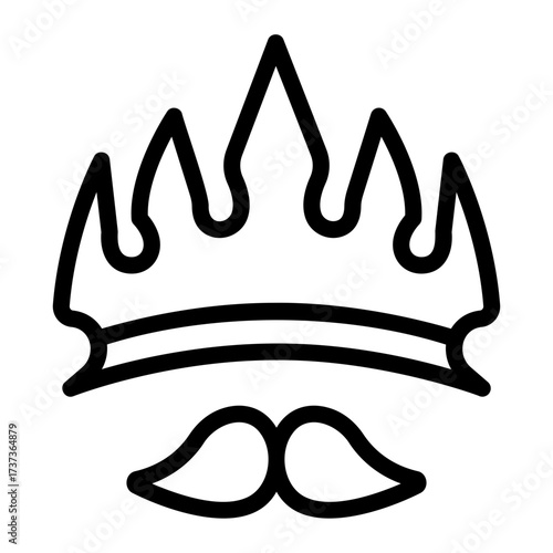 crown Line Icon