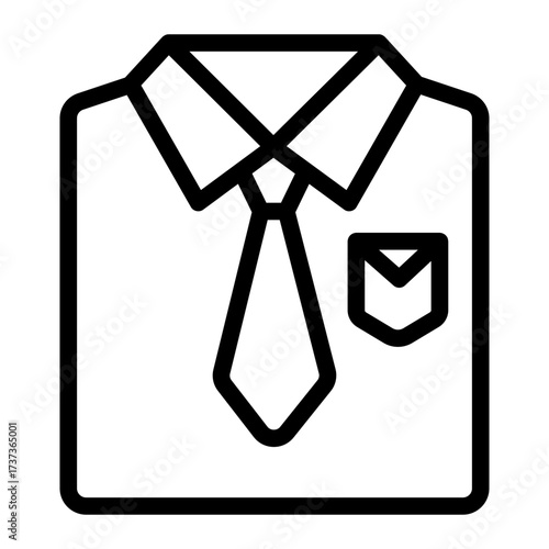 shirt Line Icon