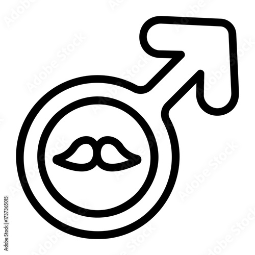male Line Icon