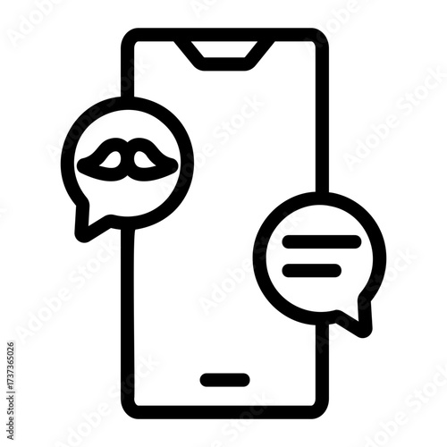 smartphone Line Icon