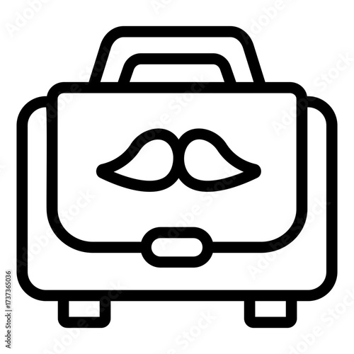 suitcase Line Icon