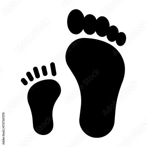 footprint Solid icon