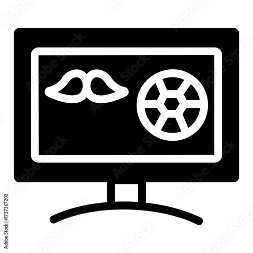 televisi Solid icon